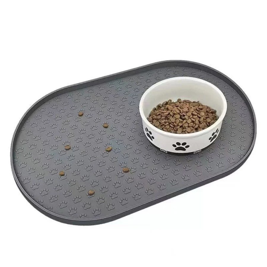 High-lip feeding mat