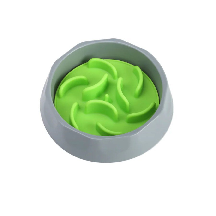 Silicone slow feeder bowl